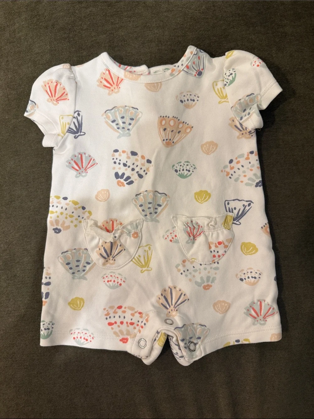Pehr Puff Short Sleeve Romper